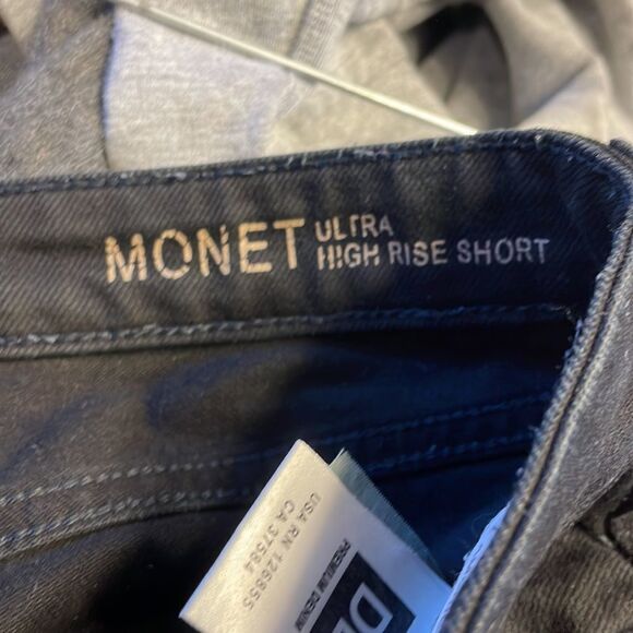 DL 1961 woman’s black Monet ultra high rise shorts - Picture 11 of 16